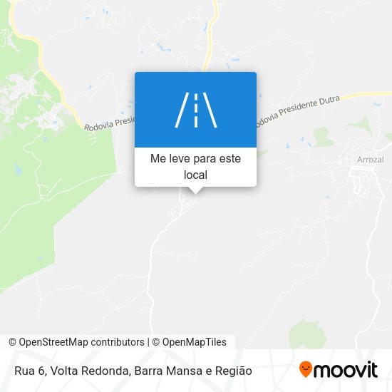 Rua 6 mapa