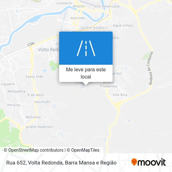 Rua 652 mapa