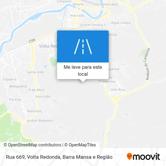 Rua 669 mapa
