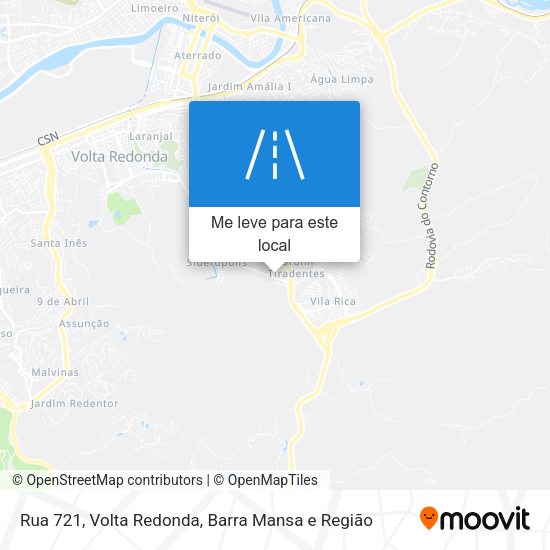 Rua 721 mapa