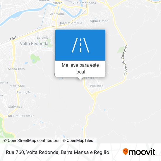 Rua 760 mapa