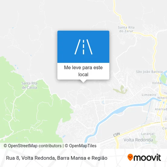 Rua 8 mapa