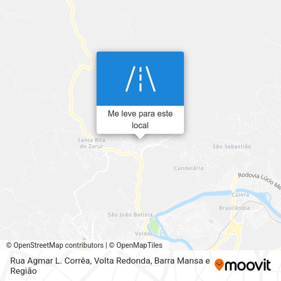 Rua Agmar L. Corrêa mapa