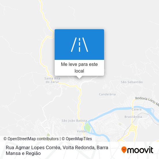 Rua Agmar Lopes Corrêa mapa
