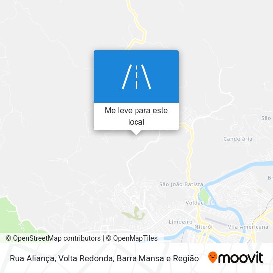 Rua Aliança mapa