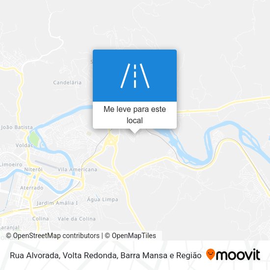 Rua Alvorada mapa