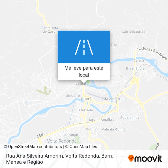 Rua Ana Silveira Amorim mapa