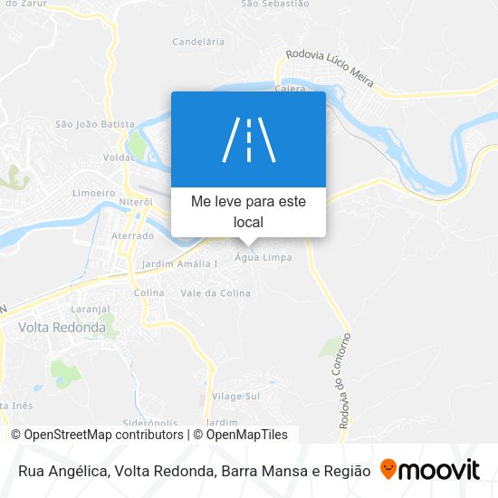 Rua Angélica mapa