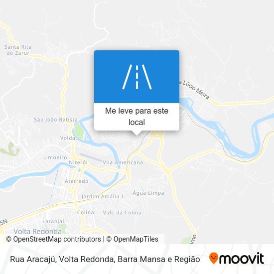 Rua Aracajú mapa