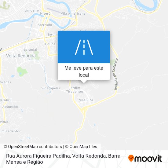 Rua Aurora Figueira Padilha mapa