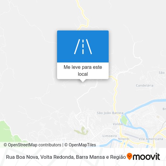 Rua Boa Nova mapa