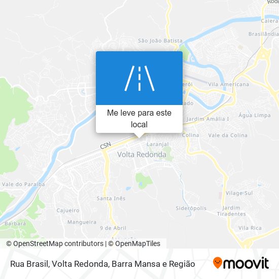 Rua Brasil mapa