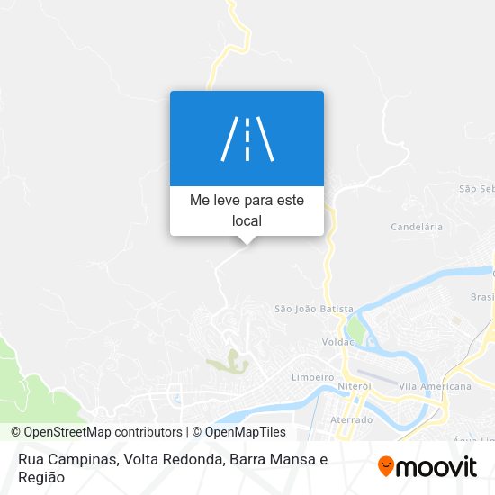 Rua Campinas mapa