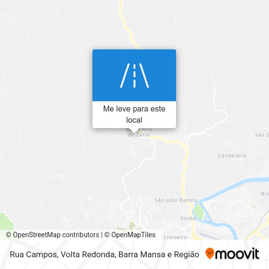 Rua Campos mapa