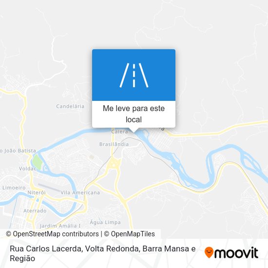 Rua Carlos Lacerda mapa