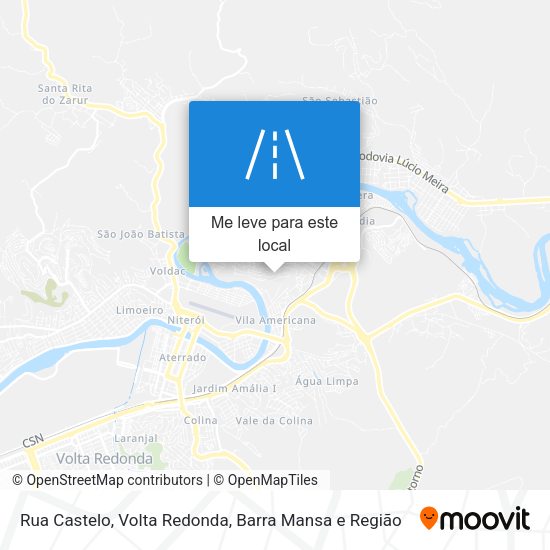 Rua Castelo mapa