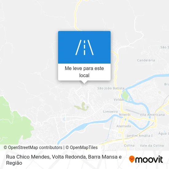 Rua Chico Mendes mapa