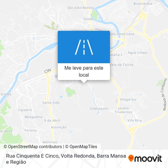Rua Cinquenta E Cinco mapa