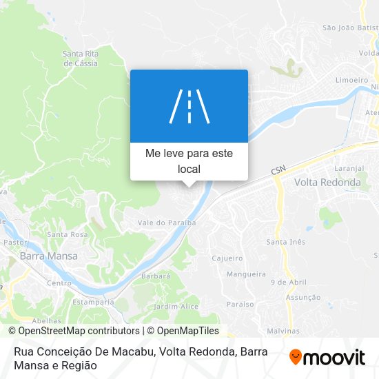 Rua Conceição De Macabu mapa