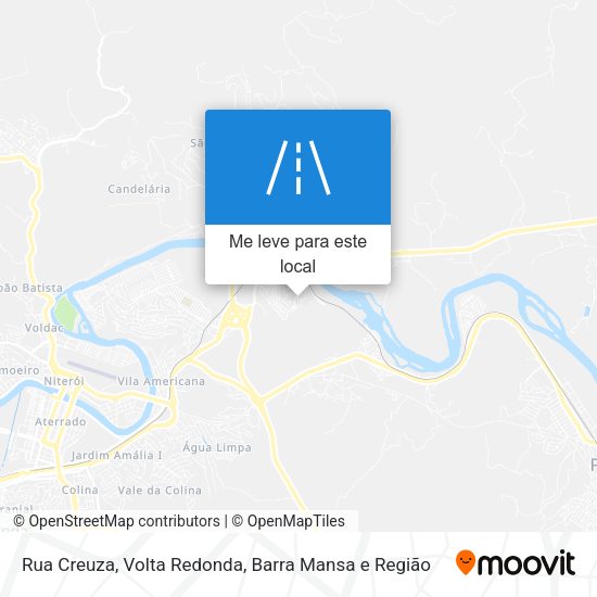 Rua Creuza mapa
