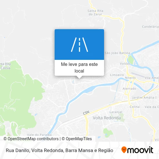 Rua Danilo mapa
