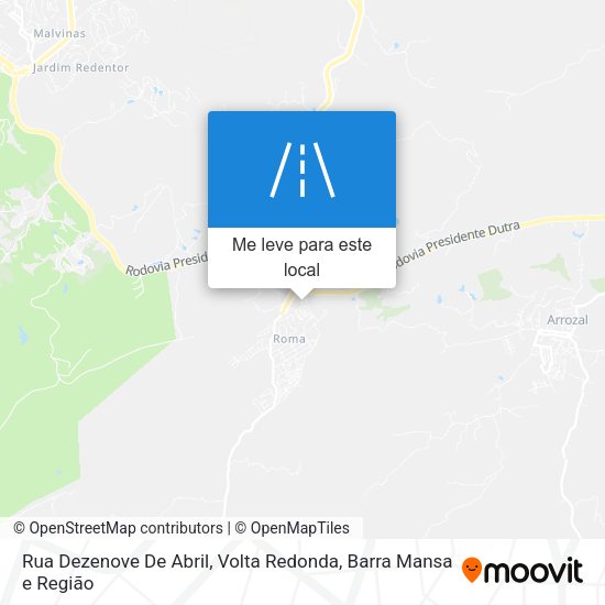 Rua Dezenove De Abril mapa