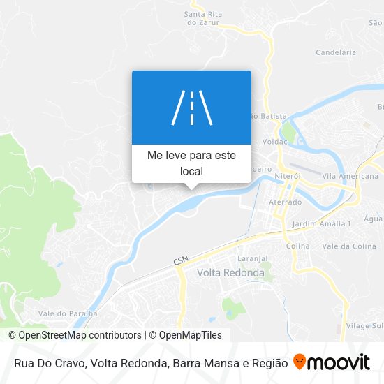 Rua Do Cravo mapa