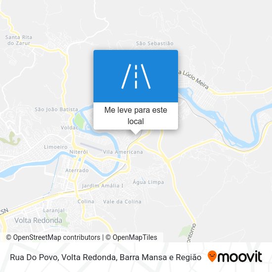 Rua Do Povo mapa