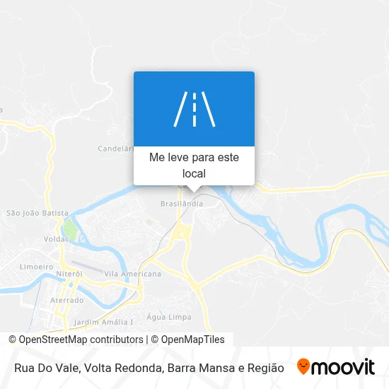 Rua Do Vale mapa