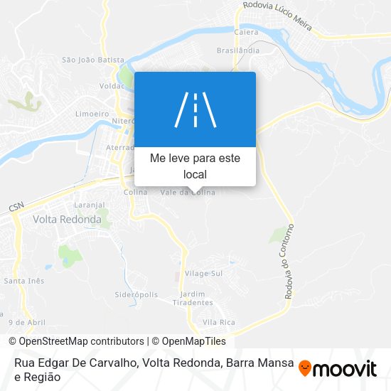 Rua Edgar De Carvalho mapa