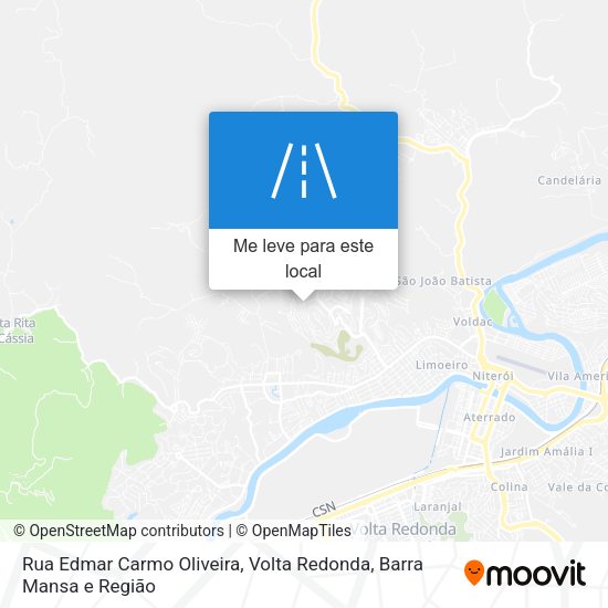 Rua Edmar Carmo Oliveira mapa