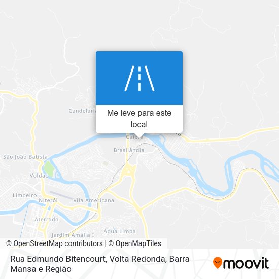 Rua Edmundo Bitencourt mapa