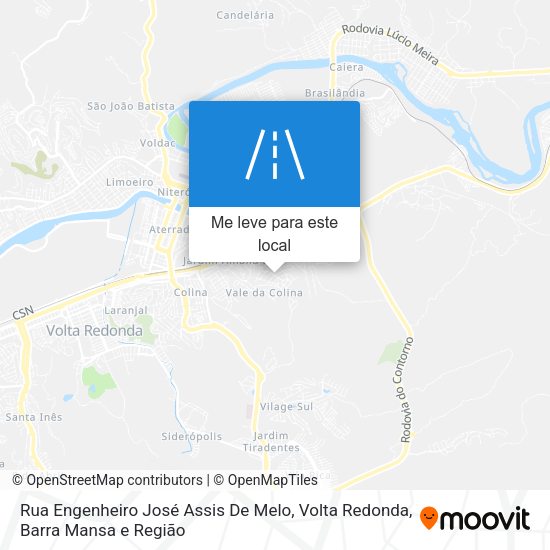 Rua Engenheiro José Assis De Melo mapa