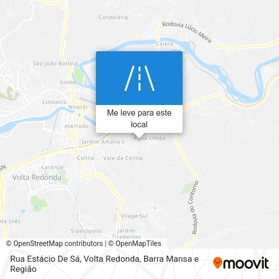 Rua Estácio De Sá mapa