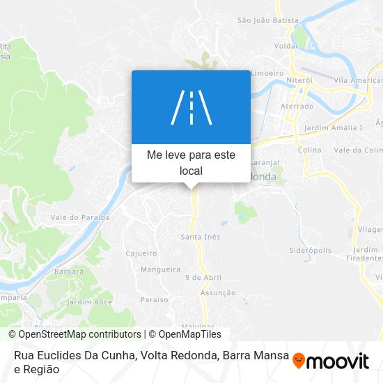 Rua Euclides Da Cunha mapa