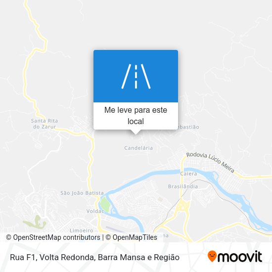 Rua F1 mapa