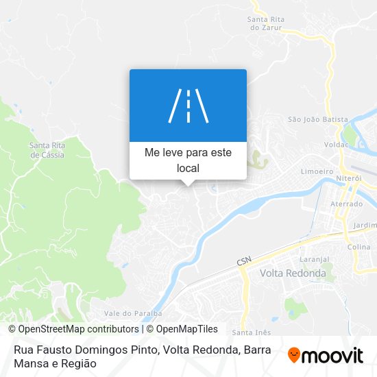Rua Fausto Domingos Pinto mapa