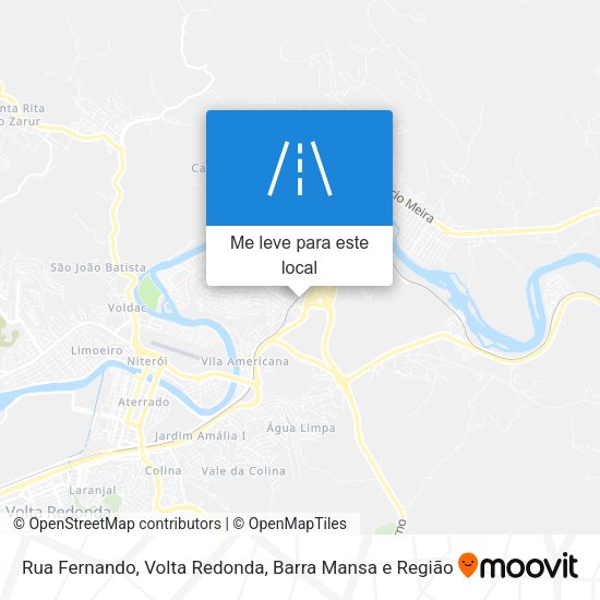 Rua Fernando mapa