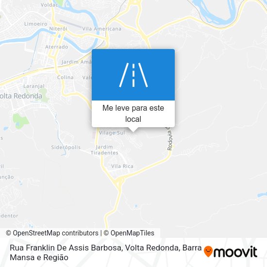Rua Franklin De Assis Barbosa mapa