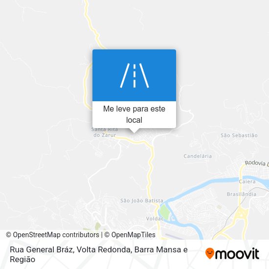 Rua General Bráz mapa