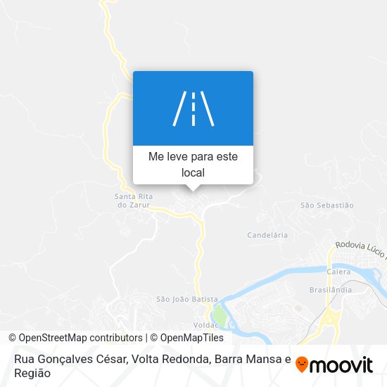 Rua Gonçalves César mapa