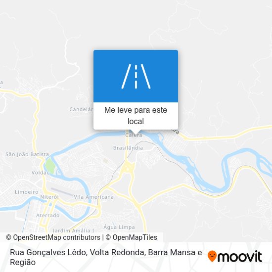 Rua Gonçalves Lêdo mapa