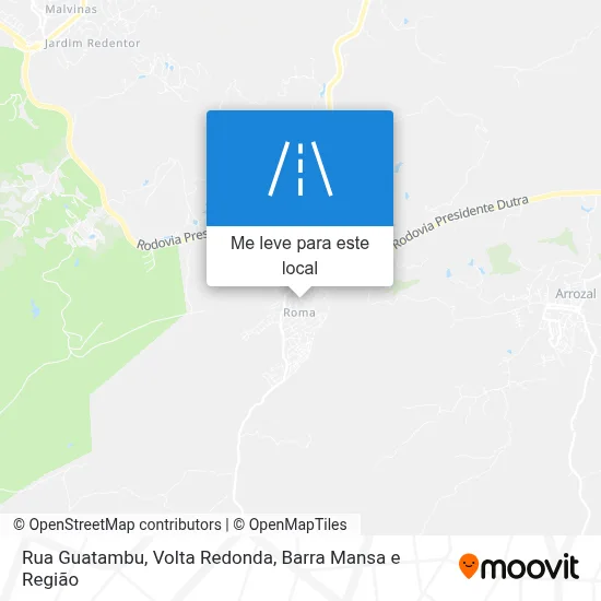 Rua Guatambu mapa
