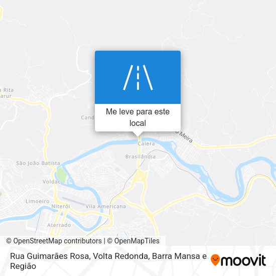 Rua Guimarães Rosa mapa