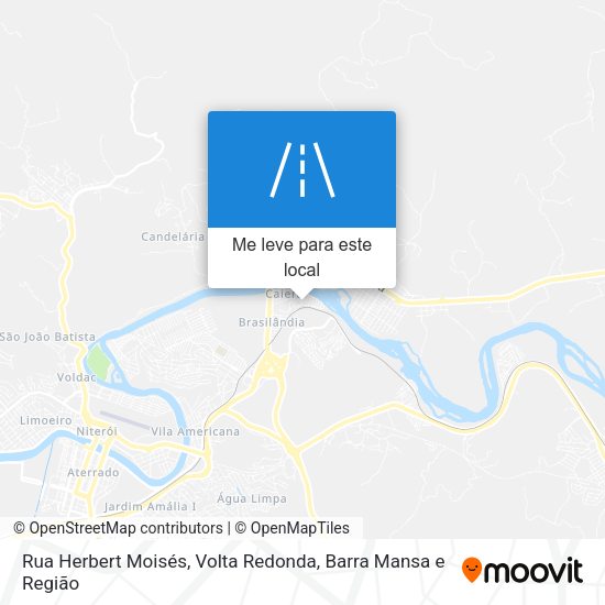 Rua Herbert Moisés mapa