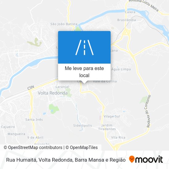 Rua Humaitá mapa