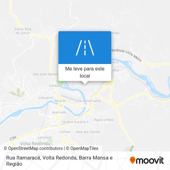 Rua Itamaracá mapa