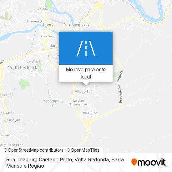 Rua Joaquim Caetano Pinto mapa