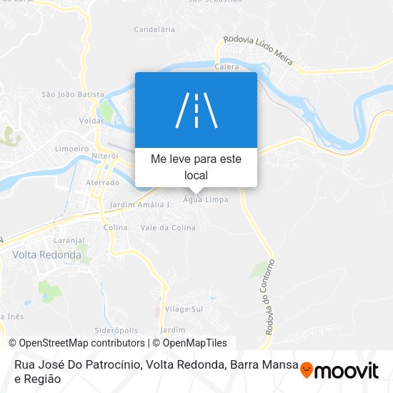 Rua José Do Patrocínio mapa