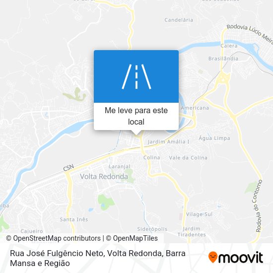 Rua José Fulgêncio Neto mapa